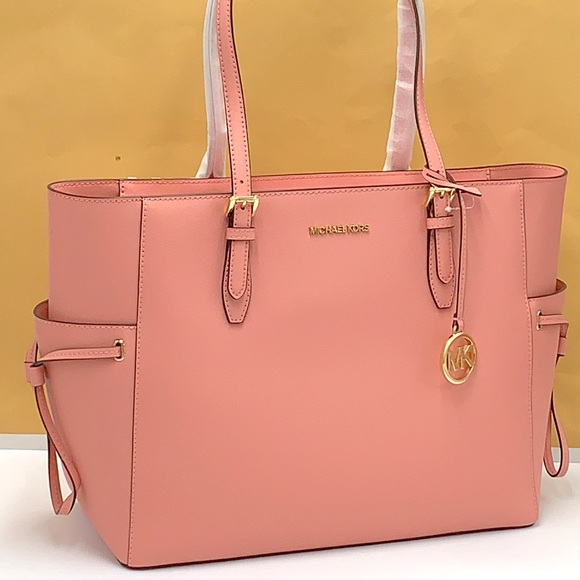 MICHAEL KORS 
Gilly Large Saffiano Leather Tote Bag PRIMROSE COLOR - Picture 2 of 16